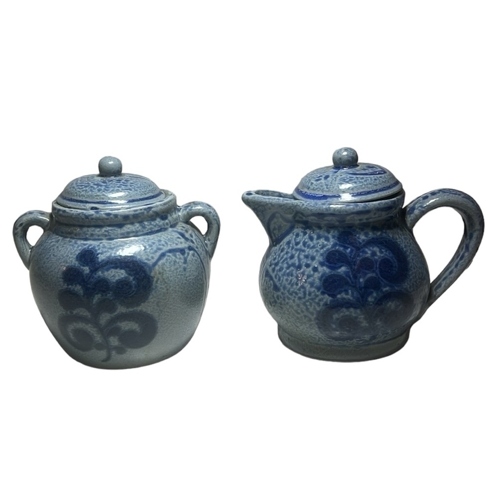 Vintage Sugar bowl & creamer